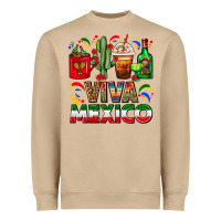 Mushroom Viva Mexico Coffee Cups With Cactus And Tequila Heavyweight Sweatshirt - FaDigitalArtStudio