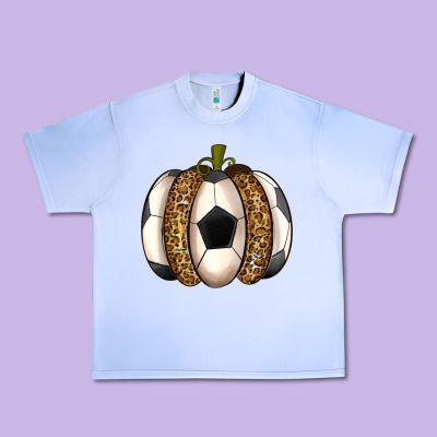 Soccer Pumpkin Urban Heavy Tee Designed By Texasbilliewilder