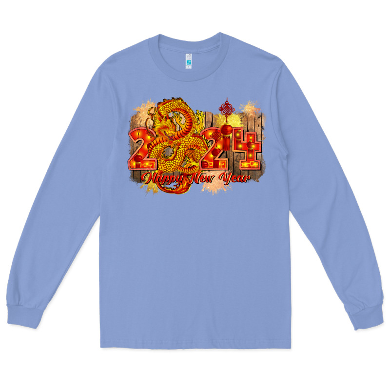 Year Of The Dragon Chinese New Year 2024 Long Sleeve Tee by CowGirlArtShop | Teevron
