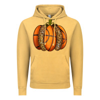 Vintage Mustard Basketball Pumpkin Vintage Hoodie - texasbilliewilder
