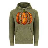 Vintage Olive Basketball Pumpkin Vintage Hoodie - texasbilliewilder