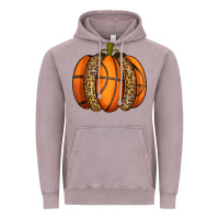 Vintage Zinc Basketball Pumpkin Vintage Hoodie - texasbilliewilder