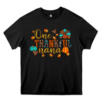 Black one thankful nana Heavy Core Tee - JahusDesignShop