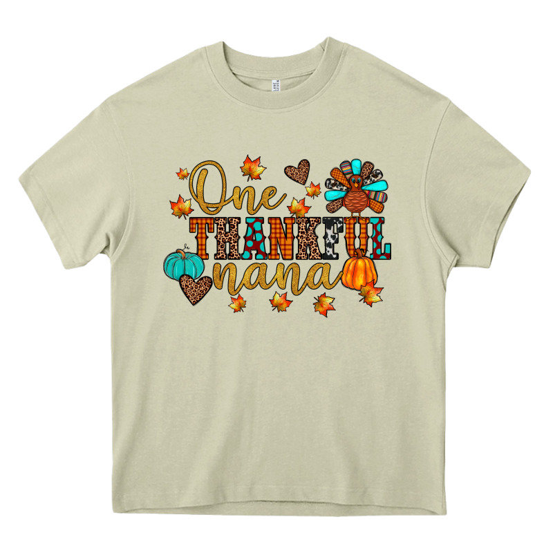 One Thankful Nana Heavy Core Tee by JahusDesignShop | Teevron