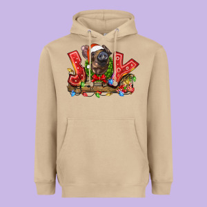 Joy Pig Heavyweight Hoodie Designed By Lillyallendesigns