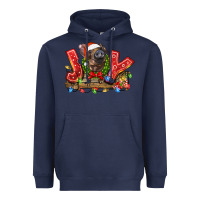 Navy joy pig Heavyweight Hoodie - LillyAllenDesigns