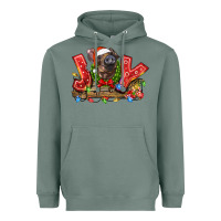 Sage joy pig Heavyweight Hoodie - LillyAllenDesigns
