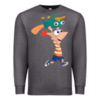 Charcoal Heather phineas and perry Premium Sweatshirt - tuanDangUi