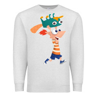 Oatmeal Heather phineas and perry Premium Sweatshirt - tuanDangUi