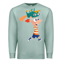 Seafoam phineas and perry Premium Sweatshirt - tuanDangUi