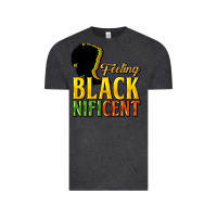 Vintage Black feeling blacknificent Vintage Tee - NancyCooperArtShop