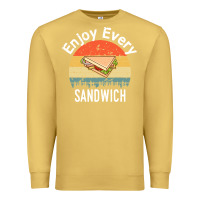Antique Gold enjoy every sandwich   sandwich gift   sandwich lover   funny gift ide Premium Sweatshirt - tuanDangUi