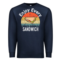 Navy enjoy every sandwich   sandwich gift   sandwich lover   funny gift ide Premium Sweatshirt - tuanDangUi