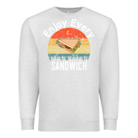 Oatmeal Heather enjoy every sandwich   sandwich gift   sandwich lover   funny gift ide Premium Sweatshirt - tuanDangUi