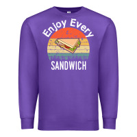 Purple enjoy every sandwich   sandwich gift   sandwich lover   funny gift ide Premium Sweatshirt - tuanDangUi