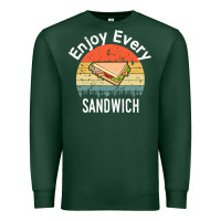 Sports Green enjoy every sandwich   sandwich gift   sandwich lover   funny gift ide Premium Sweatshirt - tuanDangUi