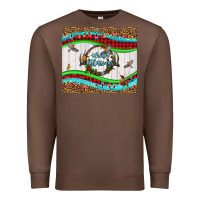 Chestnut winter blessings leopard Premium Sweatshirt - LillyAllenDesigns