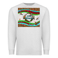 Oatmeal Heather winter blessings leopard Premium Sweatshirt - LillyAllenDesigns