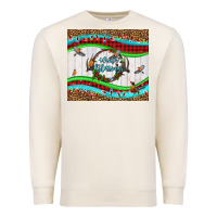 Sandshell winter blessings leopard Premium Sweatshirt - LillyAllenDesigns