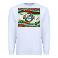 White winter blessings leopard Premium Sweatshirt - LillyAllenDesigns
