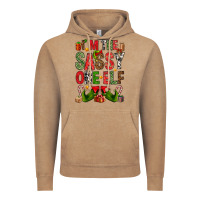 Vintage Coffee I'm the sassy on the elf Vintage Hoodie - NancyCooperArtShop