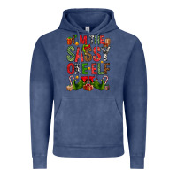 Vintage Denim I'm the sassy on the elf Vintage Hoodie - NancyCooperArtShop