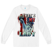 White thats my lady Long Sleeve Tee - CowGirlArtShop