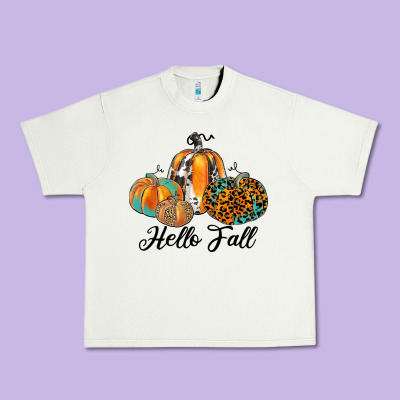 Hello Fall Urban Heavy Tee Designed By Jahusdesignshop