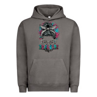 Pigment Tornado race life  messy bun Urban Hoodie - BarkalooDesign