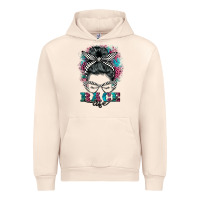 Sandshell race life  messy bun Urban Hoodie - BarkalooDesign