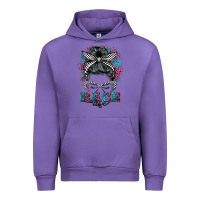 Tulip race life  messy bun Urban Hoodie - BarkalooDesign