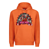 Carrot skull xoxo rainbow valentine's day Premium Hoodie - FaDigitalArtStudio