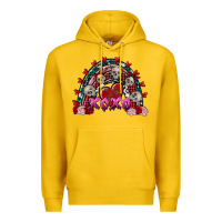 Lemon skull xoxo rainbow valentine's day Premium Hoodie - FaDigitalArtStudio