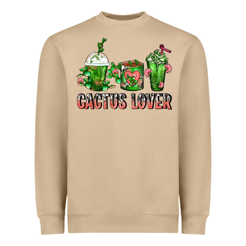 Cactus Lover Cactus Coffee Cups Heavyweight Sweatshirt by FaDigitalArtStudio | Teevron