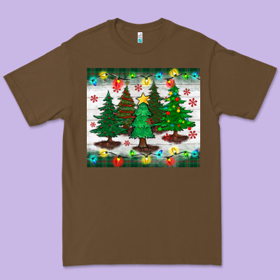 Christmas Trees Tumbler Premium Tee Designed By Bundleandbundleshop