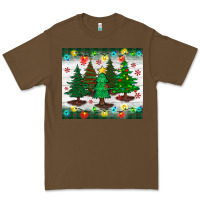 Cacao christmas trees tumbler Premium Tee - BundleAndBundleShop