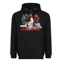 Black merry pigmas Heavyweight Hoodie - LillyAllenDesigns