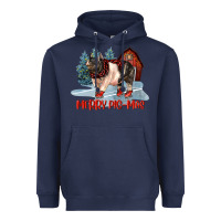 Navy merry pigmas Heavyweight Hoodie - LillyAllenDesigns