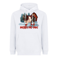 White merry pigmas Heavyweight Hoodie - LillyAllenDesigns