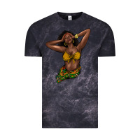 Cloud Black black woman Vintage Tee - NancyCooperArtShop