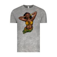 Cloud Rock black woman Vintage Tee - NancyCooperArtShop