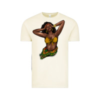 Vintage Arctic black woman Vintage Tee - NancyCooperArtShop