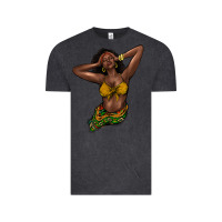 Vintage Black black woman Vintage Tee - NancyCooperArtShop