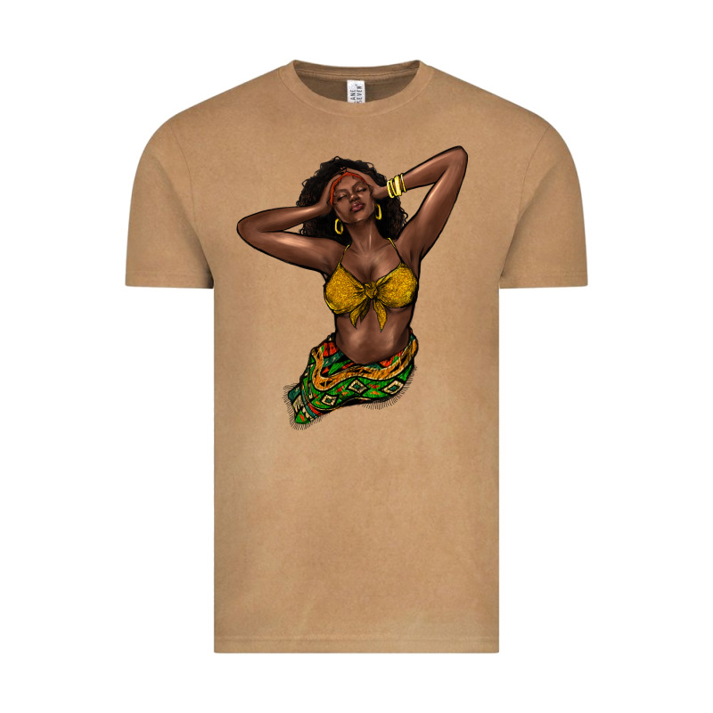 Black Woman Vintage Tee by NancyCooperArtShop | Teevron