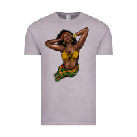 Vintage Zinc black woman Vintage Tee - NancyCooperArtShop