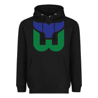 Black vintage hartford hockey   retro whalers Heavyweight Hoodie - tuanDangUi