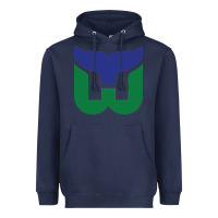Navy vintage hartford hockey   retro whalers Heavyweight Hoodie - tuanDangUi