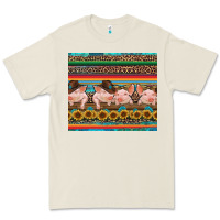 Bone western serape pigs Premium Tee - RanaPortraitStore