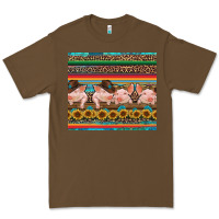 Cacao western serape pigs Premium Tee - RanaPortraitStore