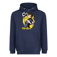 Navy blue lock meguru bachira 1 Heavyweight Hoodie - tuanDangUi